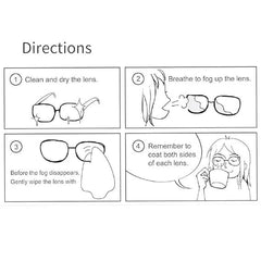 Anti-Fog Lens Cleaning Wipes (100 Pcs) for Clear Vision