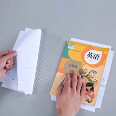 Set of 30 Transparent A4 Book Covers for Protection and Crafting