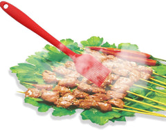 6-Piece Red Silicone Kitchen Spatula Set for Baking and Cooking