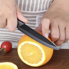 3-Piece Black Stainless Steel Knife Set