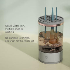 Electric Makeup Brush Cleaner Machine for All Sizes with USB Charging