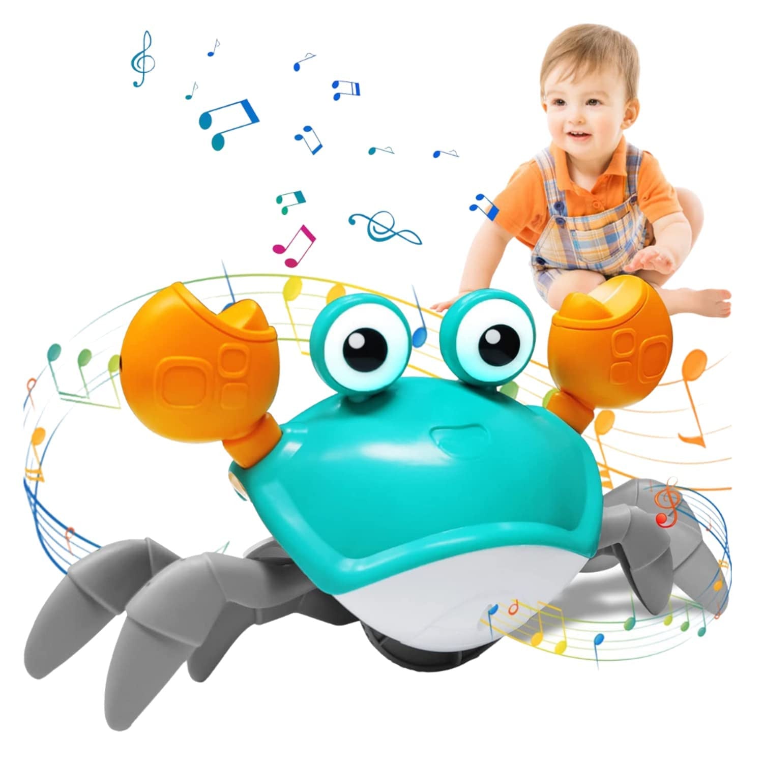 Cute Crawling Crab Toy for Babies - Dancing & Crawling Fun