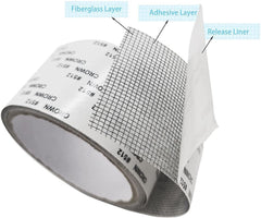 Heavy-Duty Waterproof Fiberglass Window Screen Repair Tape (2 Mtr)