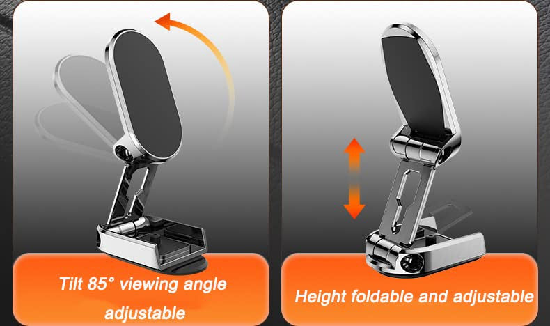 Magnetic 360° Rotating Car Phone Holder with Strong Suction