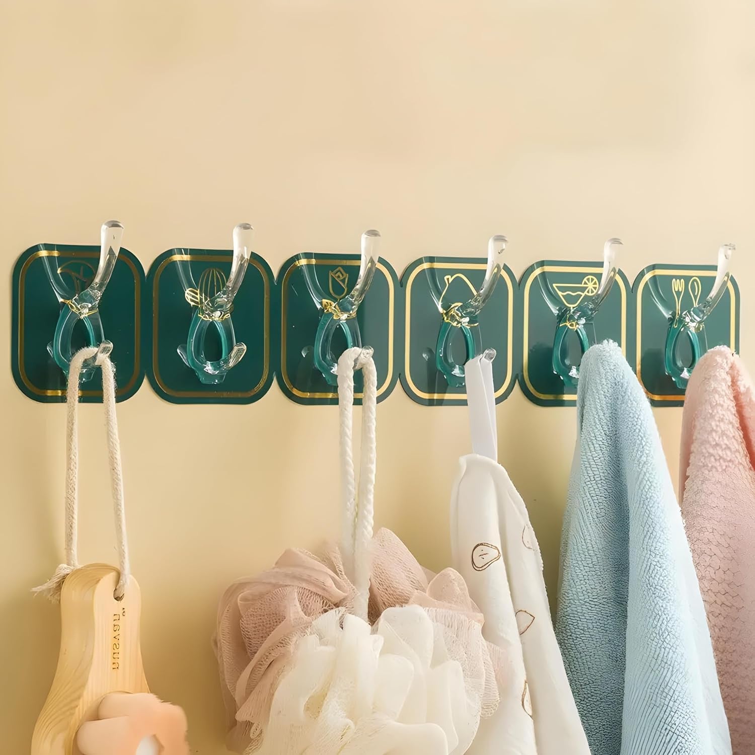 6 Hook S-Shape Hanger Strip for Kitchen Organization