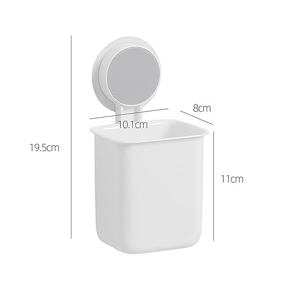 Premium Vacuum Suction Toothbrush Holder for Bathroom Storage