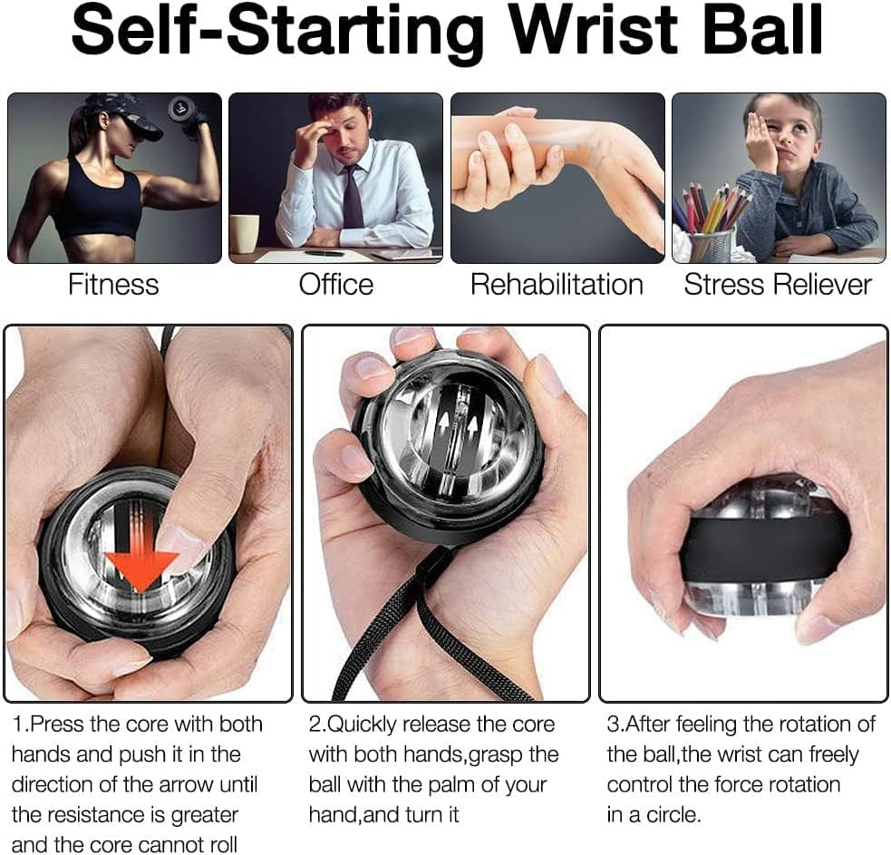 Premium Gyro Ball for Enhanced Focus and Stress Relief