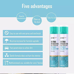 Heavy-Duty Foam Cleaner Spray for Car, Kitchen, and Home Surfaces