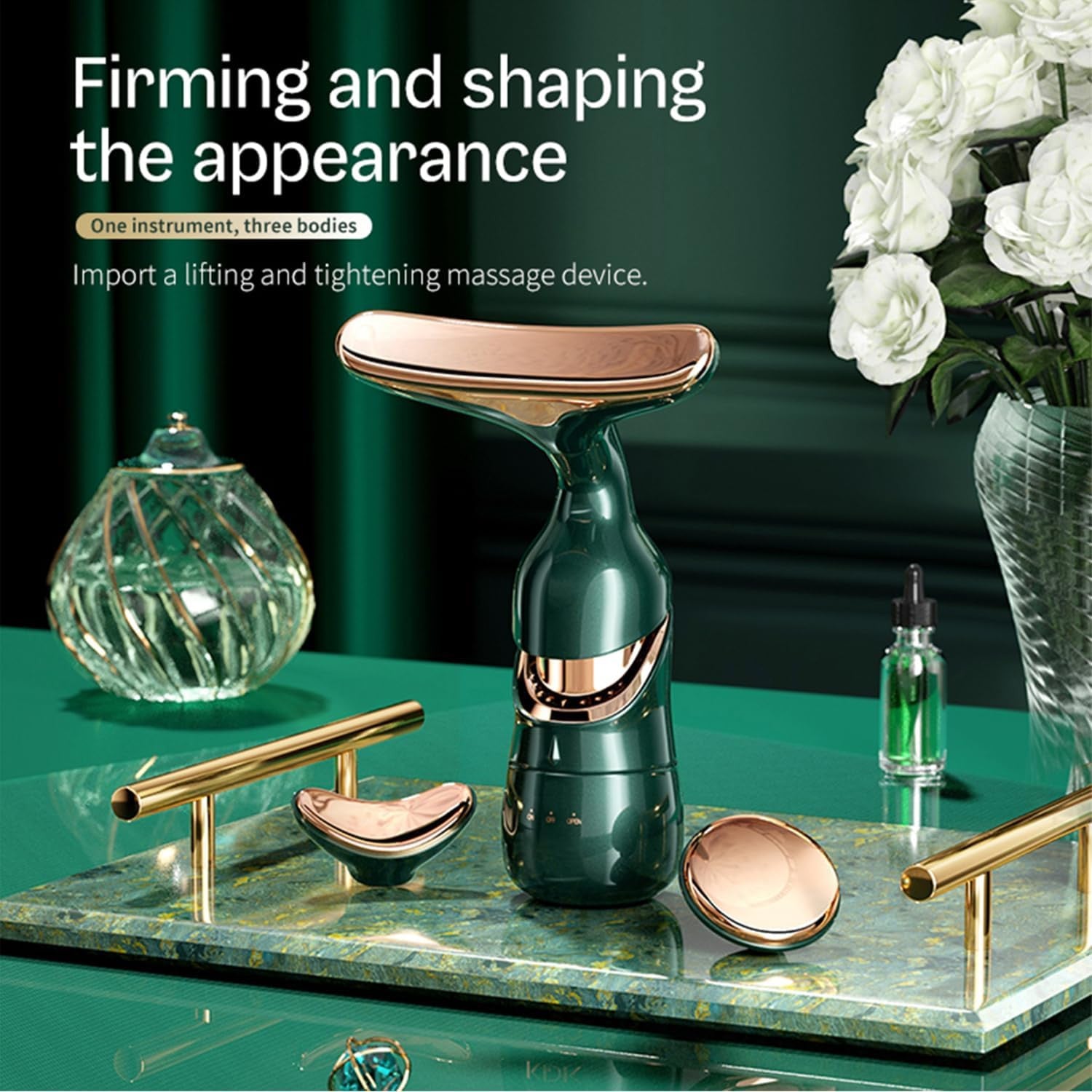 3-in-1 Facial, Neck & Eye Massage Instrument for Skin Rejuvenation