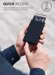 ATN Slim RFID Credit Card Holder & Card Case for Secure Storage