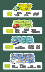 Rail Car Puzzle Set for Kids - Track Building & Play
