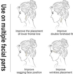40-Piece Invisible Face Lift Tape for V-Shape and Firmness