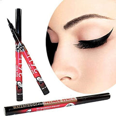 Mapperz Waterproof Black Eyeliner Pencil - 24H Smudge-Proof & Quick Dry - 1 Pc