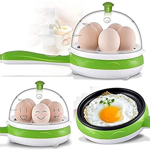 Multi-Function 7-Egg Egg Boiler & Frying Pan with Handle