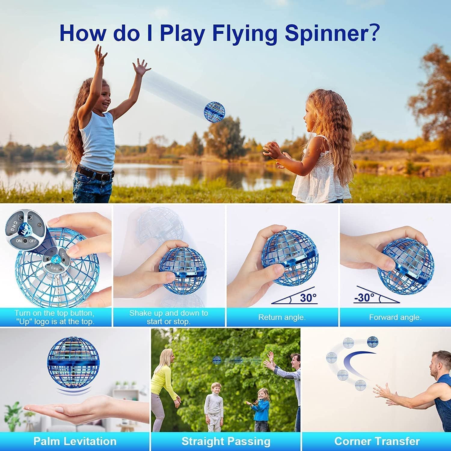 Flying Orb Ball Boomerang Mini Pro Spinner Toy for Kids & Adults