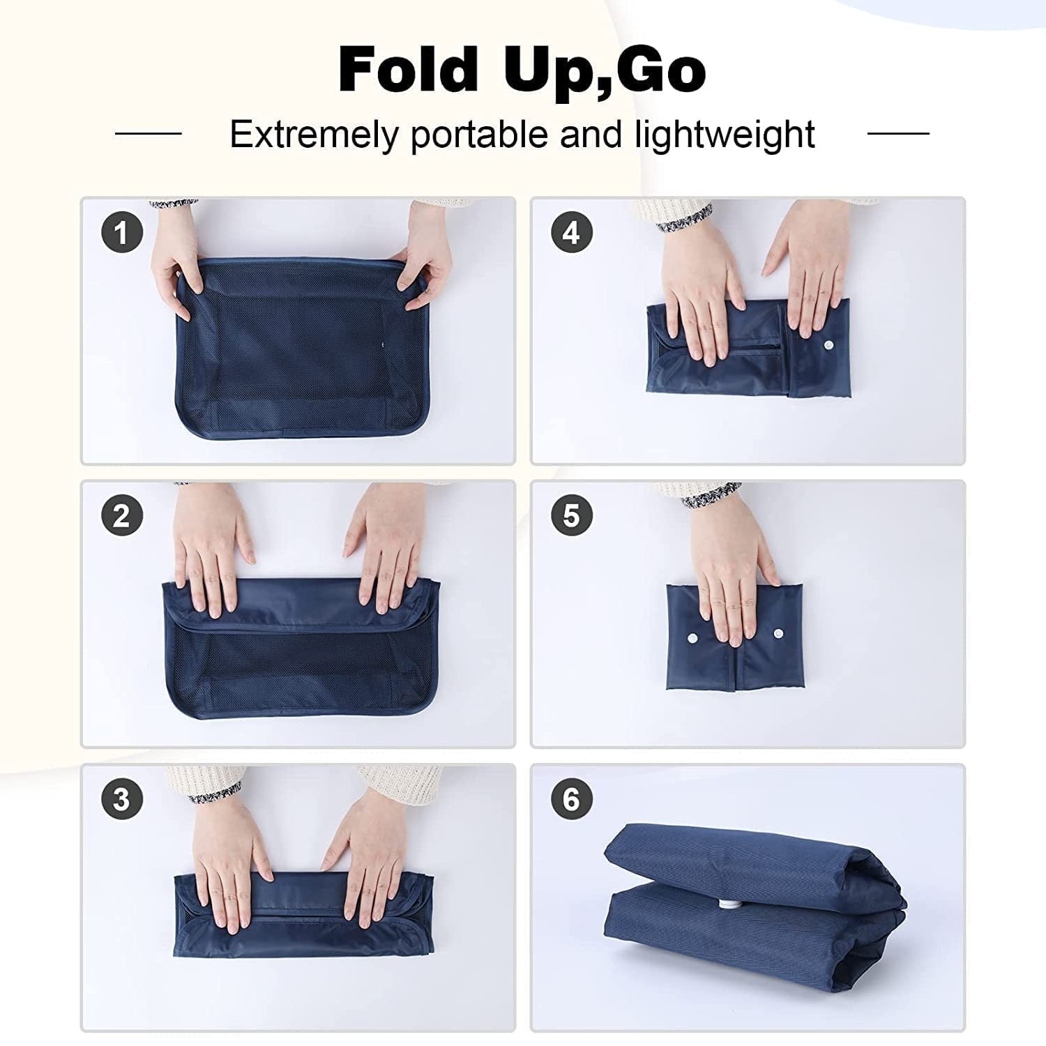 7-Piece Waterproof Travel Toiletry & Laundry Organizer Set