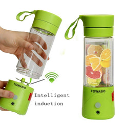 Portable 6-Blade USB Rechargeable Electric Juicer Blender