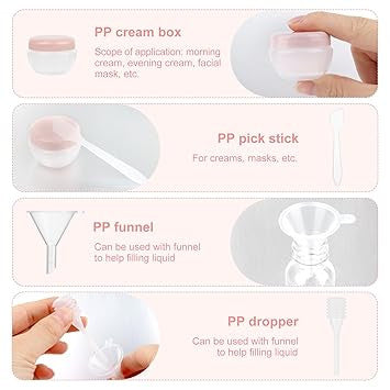 11-Piece Silicone Travel Bottle Set for Easy Packing
