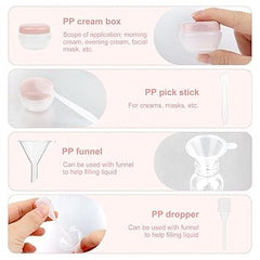 11-Piece Silicone Travel Bottle Set for Easy Packing