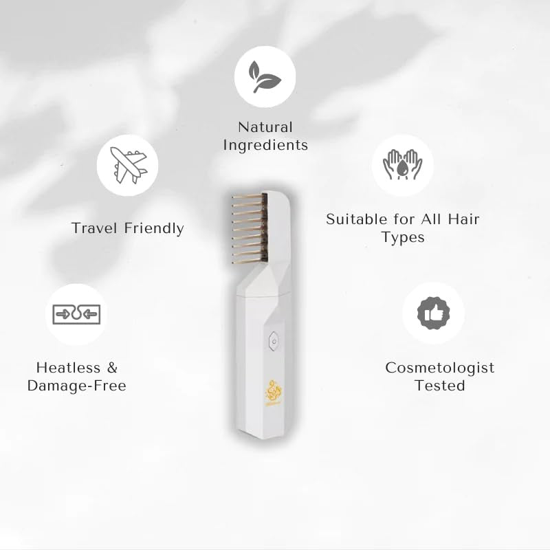 Smart Hair Comb Incense Burner - Portable Electric Aromatherapy Diffuser