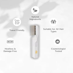 Smart Hair Comb Incense Burner - Portable Electric Aromatherapy Diffuser