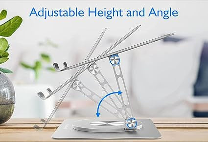 Foldable Adjustable Tablet Stand for iPad and More