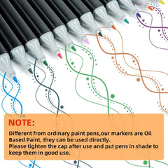 24 Pcs Color Markers Pen Set for Drawing and Sketching
