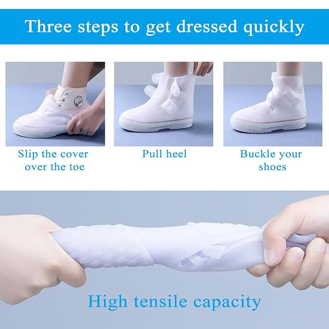 Waterproof Silicone Rain Boot Cover for Shoes - Waterproof Shoe Protector
