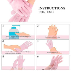 Silicone Moisturizing Gloves for Soft, Hydrated Skin