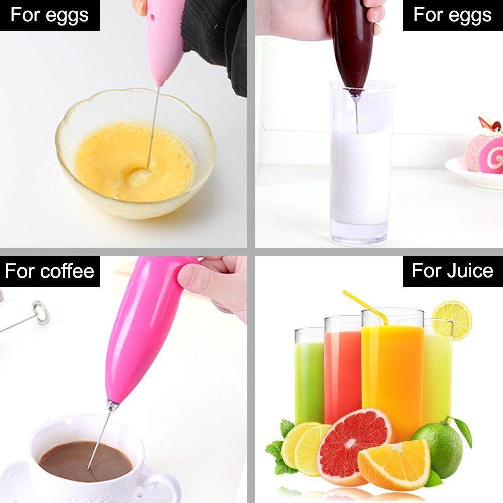 Electric Coffee Milk Frother & Hand Blender