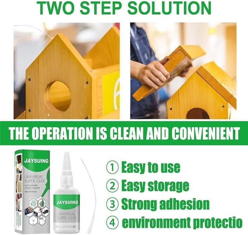 Universal Super Strong Instant Repair Glue for Fast Fixes