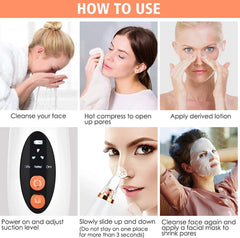 6-in-1 Multi-Function Blackhead Remover & Derma Suction Tool
