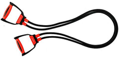 Double Resistance Toning Tube with Handles for Full-Body Fitness