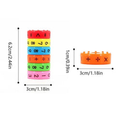 Magnetic Math Puzzle Toy for Arithmetic Learning and Calculation Skills