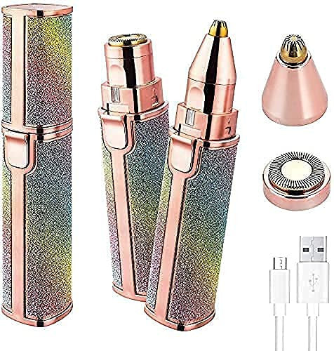 Rainbow 2-in-1 USB Facial & Body Hair Trimmer for Ladies