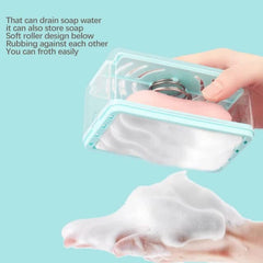 2-in-1 Soap Pump & Brush Dispenser with Drain Holes