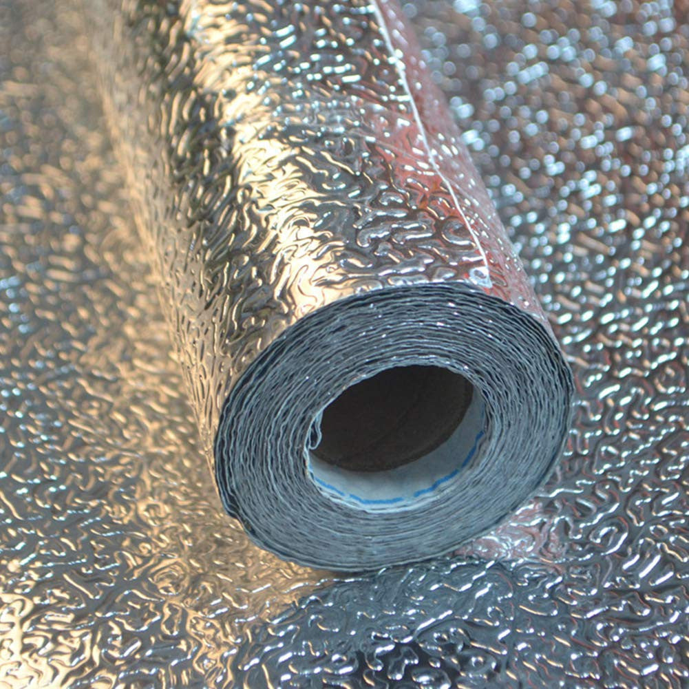 Aluminium Foil Kitchen Backsplash Stickers - Oil Proof & Heat Resistant