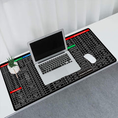 Ergonomic Shortcut Key Keyboard & Mouse Pad for Office & Gaming