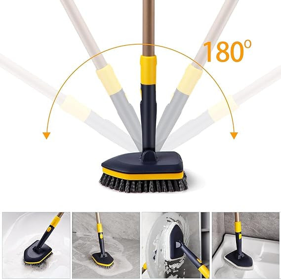 3-in-1 Long Handle Cleaning Brush & Duster Set