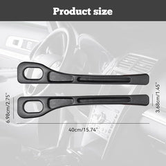 Car Seat Gap Filler Organizer Set – 2 Pcs Storage Box for Cars