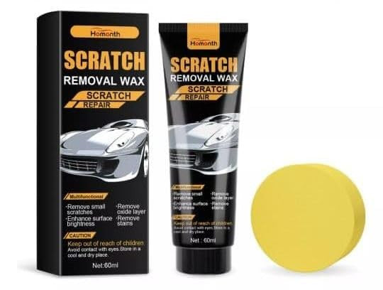 Deep Car Scratch Repair Paste with Wipe & Sponge for All Paint Types