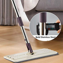 Magic Flat Mop with Self-Cleaning Microfiber for Easy Floor Cleaning