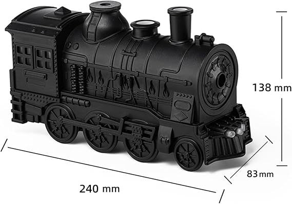 Retro Train Essential Oil Diffuser & Humidifier for Aromatherapy