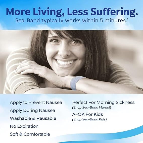 Motion Sickness Relief Belt Pair – 1 Pair