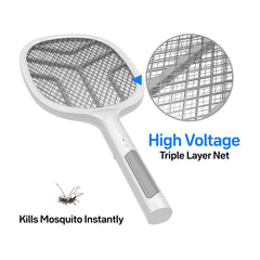 Rechargeable UV Light Mosquito Racket Bat with Electric Killer Lamp