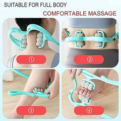 Upgraded 360° Neck & Body Trigger Point Roller for Pain Relief