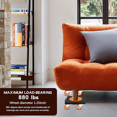 Heavy-Duty Rotating Furniture Lifter for Easy Moving on Wooden Floors
