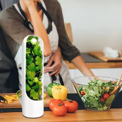 Fresh Herb Saver Capsule Case for Fridge - Keep Herbs Fresh