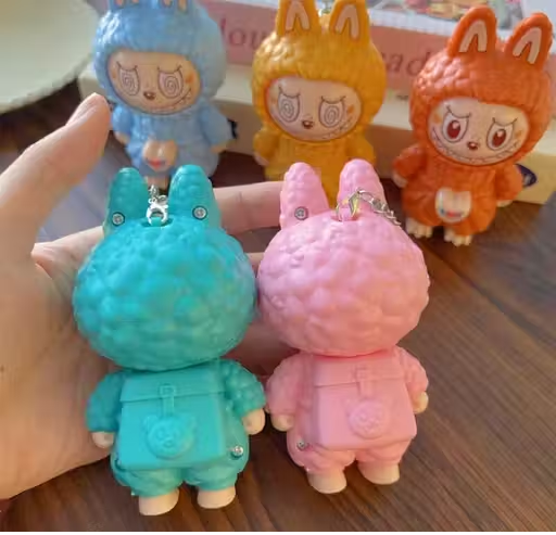 Labubu Face Changing Keychain - Expression Change Toy