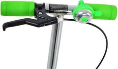 Kids Green Foldable 3-Wheel Scooter with Lights, Brake & Bell